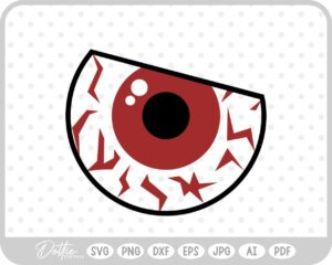 Halloween Scary Eyes  SVG PNG DXF – Cricut Silhouette Cutting File