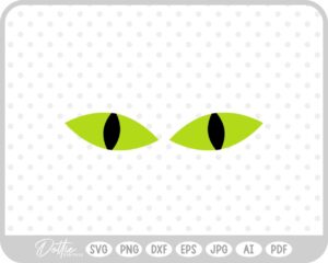 Halloween Scary Eyes  SVG PNG DXF – Cricut Silhouette Cutting File