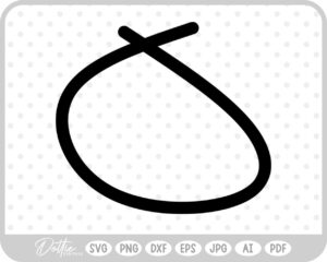 Circle Drawing Line SVG PNG DXF – Cricut Silhouette Cutting File