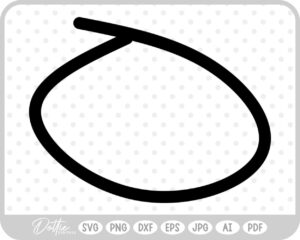 Circle Doodle SVG PNG DXF – Cricut Silhouette Cutting File