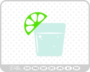 Cocktail with Fruit Slice SVG PNG DXF – Cricut Silhouette Cutting File