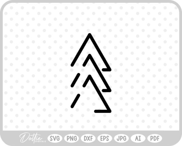 Linked Shape SVG PNG DXF – Cricut Silhouette Cutting File