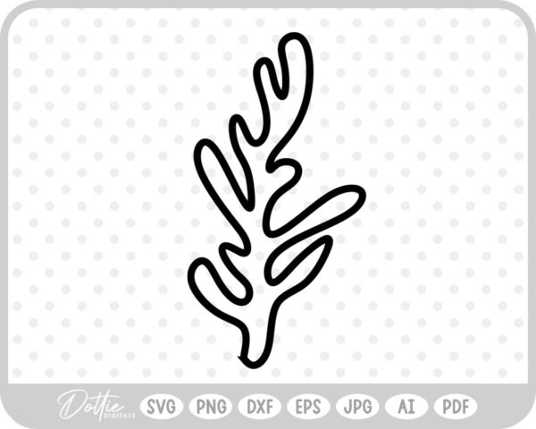 Coral Undersea Water Fish SVG PNG DXF – Cricut Silhouette Cutting File