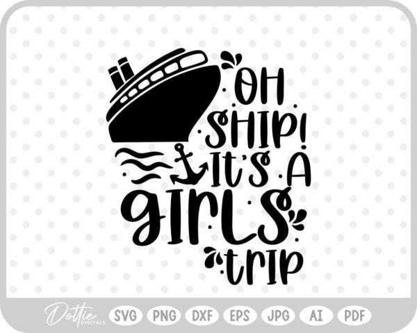 Cruise Quote SVG PNG DXF – Cricut Silhouette Cutting File