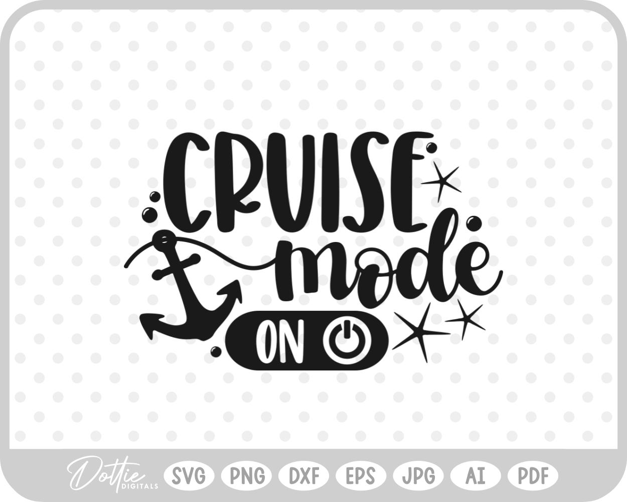 Cruise SVG PNG DXF – Cricut Silhouette Cutting File