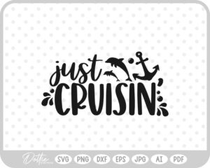 Cruise SVG PNG DXF – Cricut Silhouette Cutting File