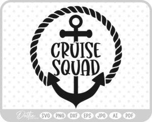Cruise SVG PNG DXF – Cricut Silhouette Cutting File