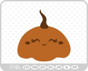Cute Pumpkin Jack o Lantern Halloween Autumn Fall SVG PNG DXF – Cricut Silhouette Cutting File
