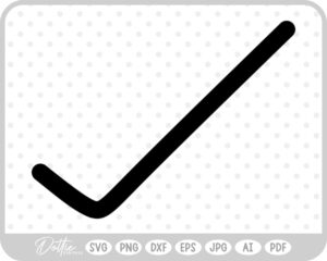 Tick Doodle SVG PNG DXF – Cricut Silhouette Cutting File