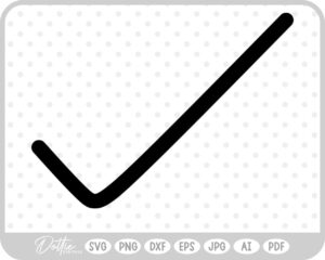 Tick Doodle SVG PNG DXF – Cricut Silhouette Cutting File