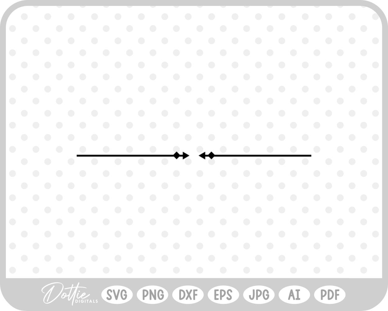Decorative Line SVG PNG DXF – Cricut Silhouette Cutting File