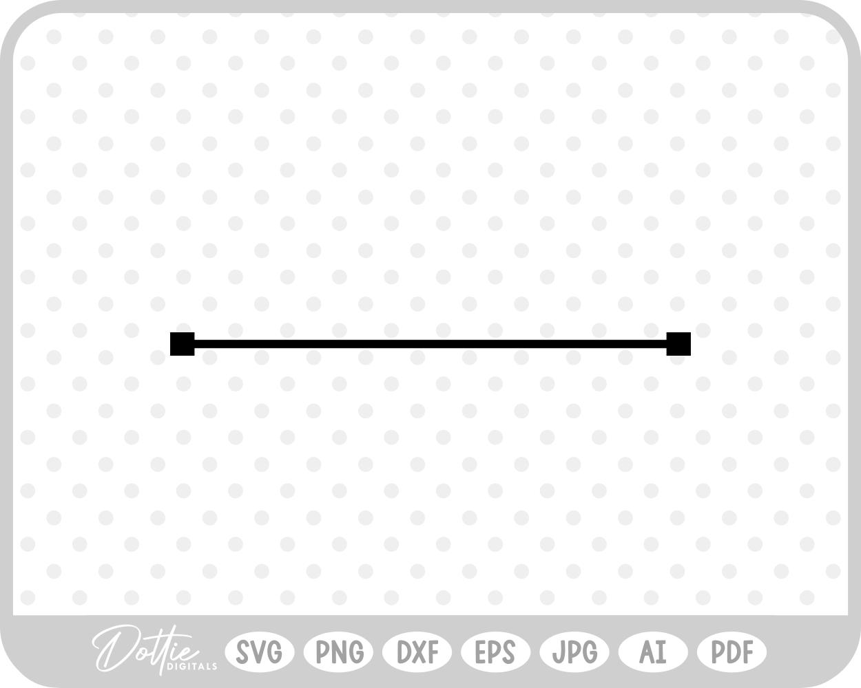 Decorative Line SVG PNG DXF – Cricut Silhouette Cutting File