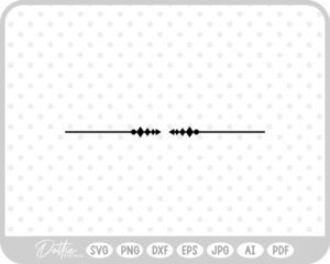 Decorative Line SVG PNG DXF – Cricut Silhouette Cutting File
