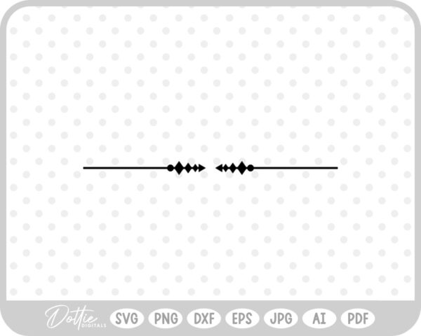 Decorative Line SVG PNG DXF – Cricut Silhouette Cutting File