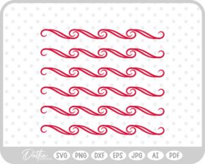 Decorative Swirl Pattern SVG PNG DXF – Cricut Silhouette Cutting File