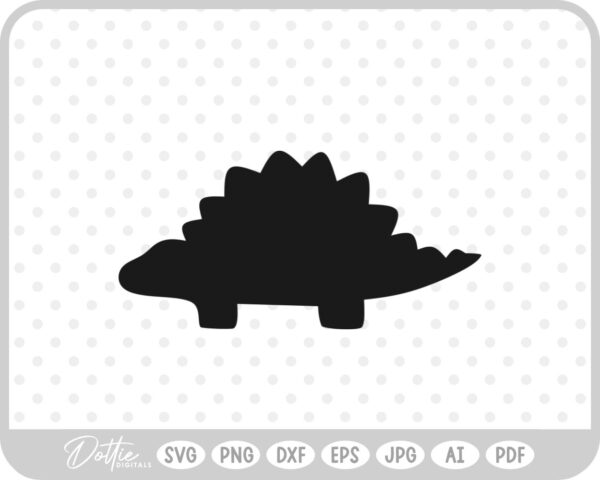 Dino Dinosaur Silhouette SVG PNG DXF – Cricut Silhouette Cutting File