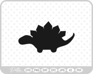 Dino Dinosaur Silhouette SVG PNG DXF – Cricut Silhouette Cutting File