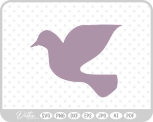 Dove SVG PNG DXF – Cricut Silhouette Cutting File