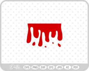 Blood Drips SVG PNG DXF – Cricut Silhouette Cutting File