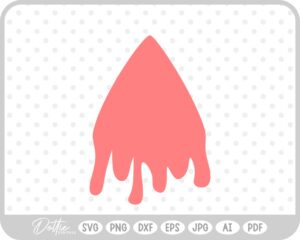 Dripping Triangle SVG PNG DXF – Cricut Silhouette Cutting File