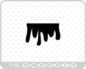Drips SVG PNG DXF – Cricut Silhouette Cutting File