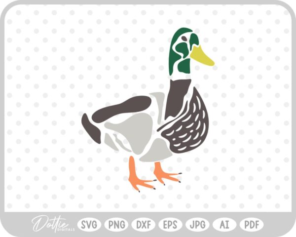 Duck SVG PNG DXF – Cricut Silhouette Cutting File