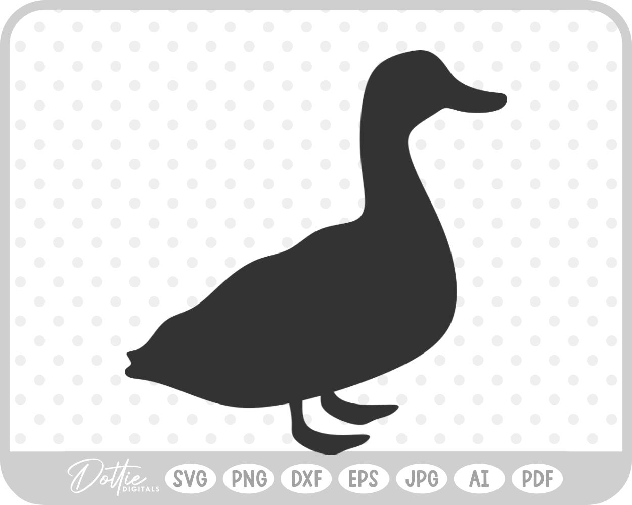 Duck  SVG PNG DXF – Cricut Silhouette Cutting File