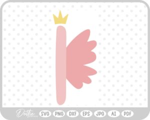 Fairy Princess Birthday One SVG PNG DXF – Cricut Silhouette Cutting File