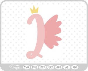 Fairy Princess Birthday Two SVG PNG DXF – Cricut Silhouette Cutting File