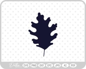 Fall Leaf Leaves Autumn Tree SVG PNG DXF – Cricut Silhouette Cutting File