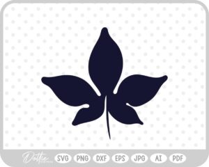 Fall Leaf Leaves Autumn Tree SVG PNG DXF – Cricut Silhouette Cutting File