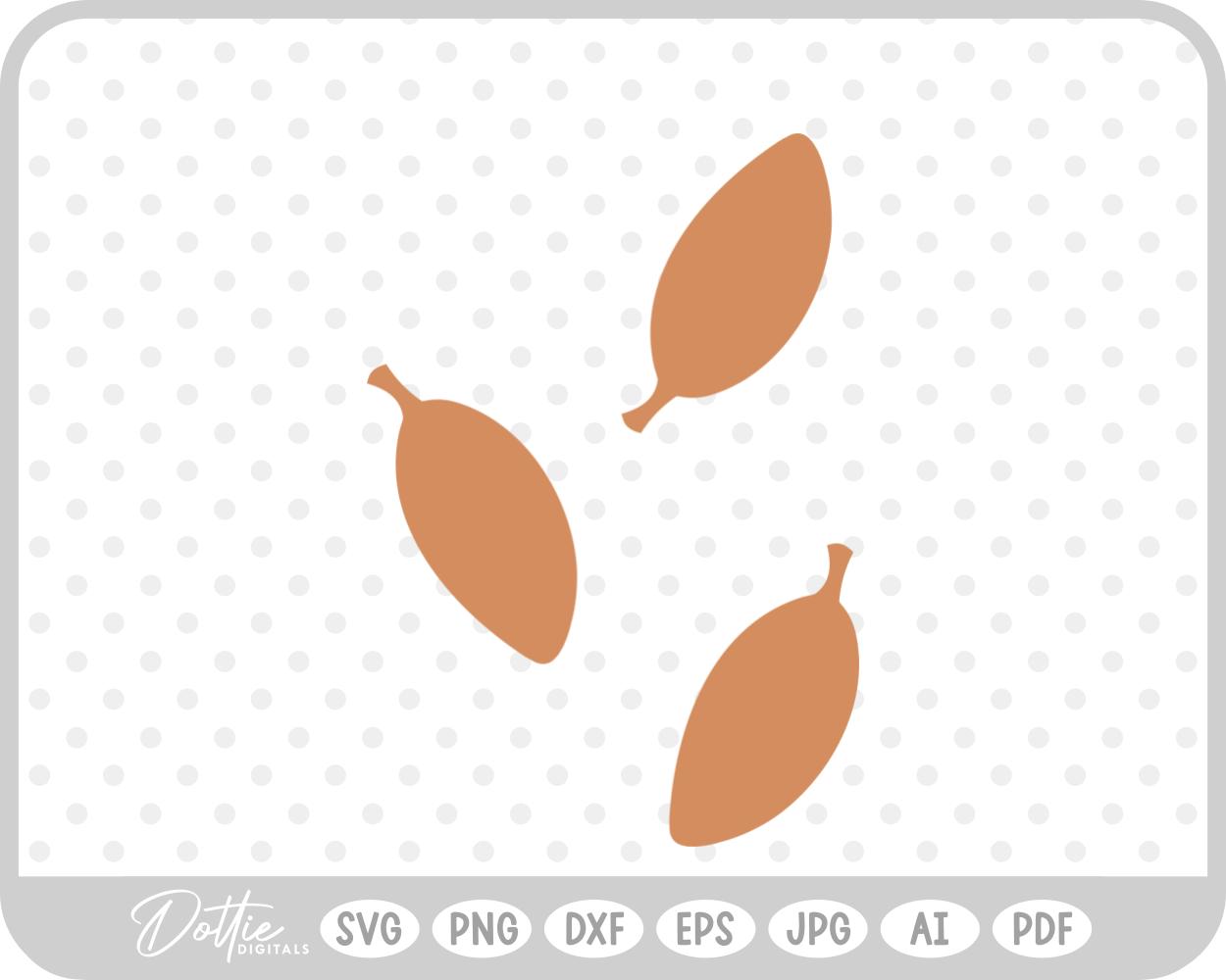 Fall Leaves Autumn SVG PNG DXF – Cricut Silhouette Cutting File