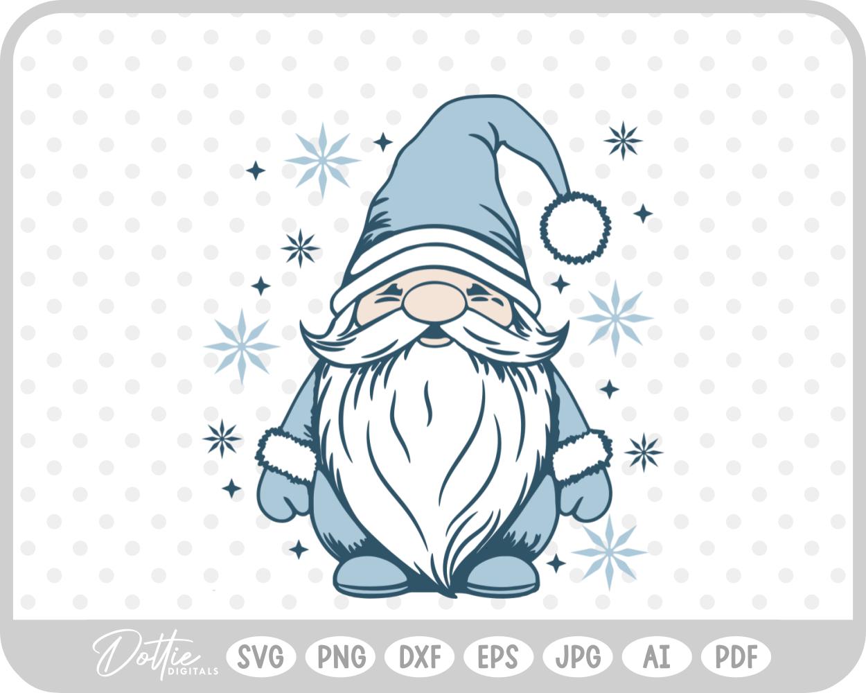 Festive Christmas Gonks Gnomes Winter SVG PNG DXF – Cricut Silhouette Cutting File