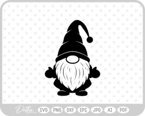 Festive Christmas Gonks Gnomes Winter SVG PNG DXF – Cricut Silhouette Cutting File