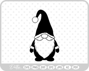 Festive Christmas Gonks Gnomes Winter SVG PNG DXF – Cricut Silhouette Cutting File