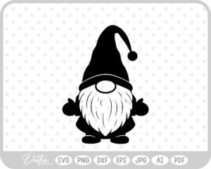 Festive Christmas Gonks Gnomes Winter SVG PNG DXF – Cricut Silhouette Cutting File
