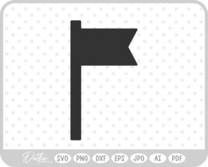 Solid Flag SVG PNG DXF – Cricut Silhouette Cutting File
