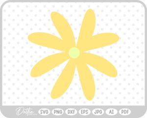 Petal flower SVG PNG DXF – Cricut Silhouette Cutting File