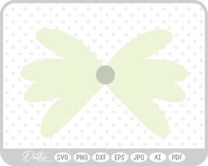Flower Petal Head SVG PNG DXF – Cricut Silhouette Cutting File