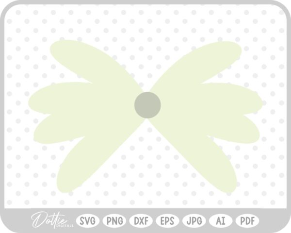 Flower Petal Head SVG PNG DXF – Cricut Silhouette Cutting File