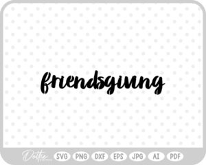 Friendsgiving Thanksgiving Quote Fall SVG PNG DXF – Cricut Silhouette Cutting File