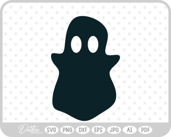 Ghost With Arms SVG PNG DXF – Cricut Silhouette Cutting File