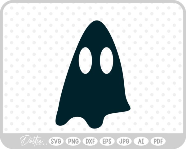 Sheet Ghost SVG PNG DXF – Cricut Silhouette Cutting File
