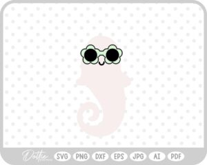 Ghost with Sunglasses SVG PNG DXF – Cricut Silhouette Cutting File