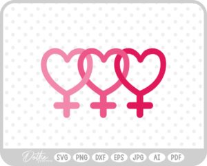 Female Symbol Girl Power Women's Day Quote Feminist SVG PNG DXF – Cricut Silhouette Cutting File