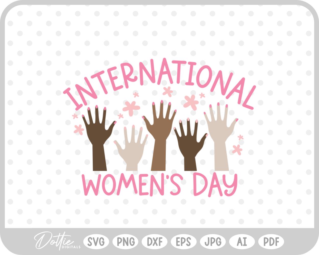 Female Gender Girl Power Women's Day Quote Feminist SVG PNG DXF – Cricut Silhouette Cutting File