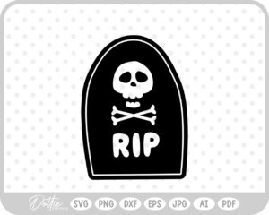 Gravestone SVG PNG DXF – Cricut Silhouette Cutting File