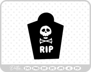Gravestone Graveyard SVG PNG DXF – Cricut Silhouette Cutting File