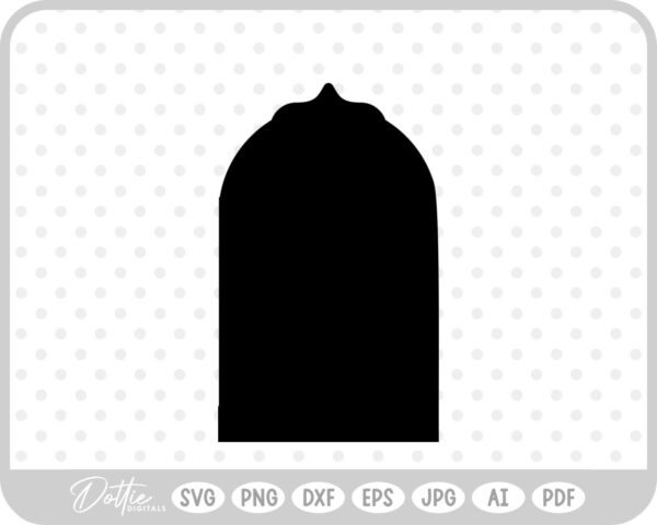 Tombstone SVG PNG DXF – Cricut Silhouette Cutting File