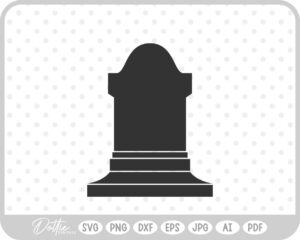 Gravestone Halloween   SVG PNG DXF – Cricut Silhouette Cutting File